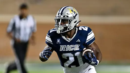 Texas State lands former Rice RB Taji Atkins.